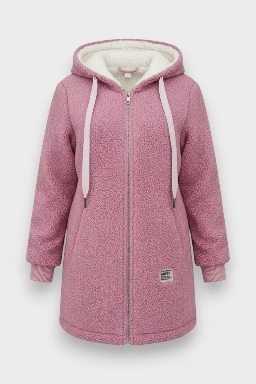 ბირგიტა™ | ელეგანტური ფლის ჯაკეტი ნორდიული დიზაინით