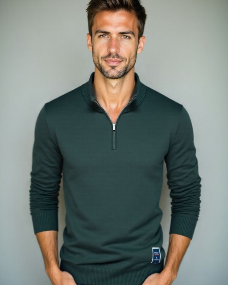 Frederik™ | სვიტერი ზიპ-ფასთით