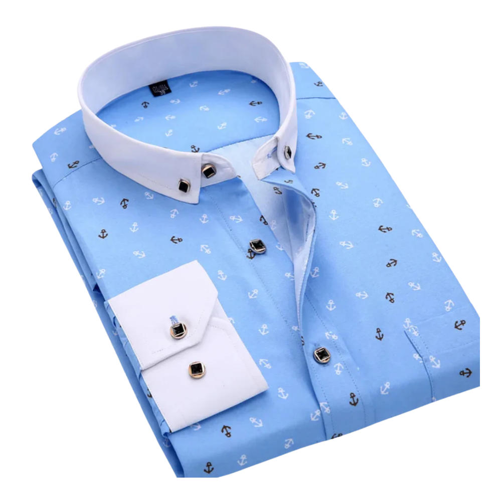 Klaas™ | საზღვაო პრინტით მაისური