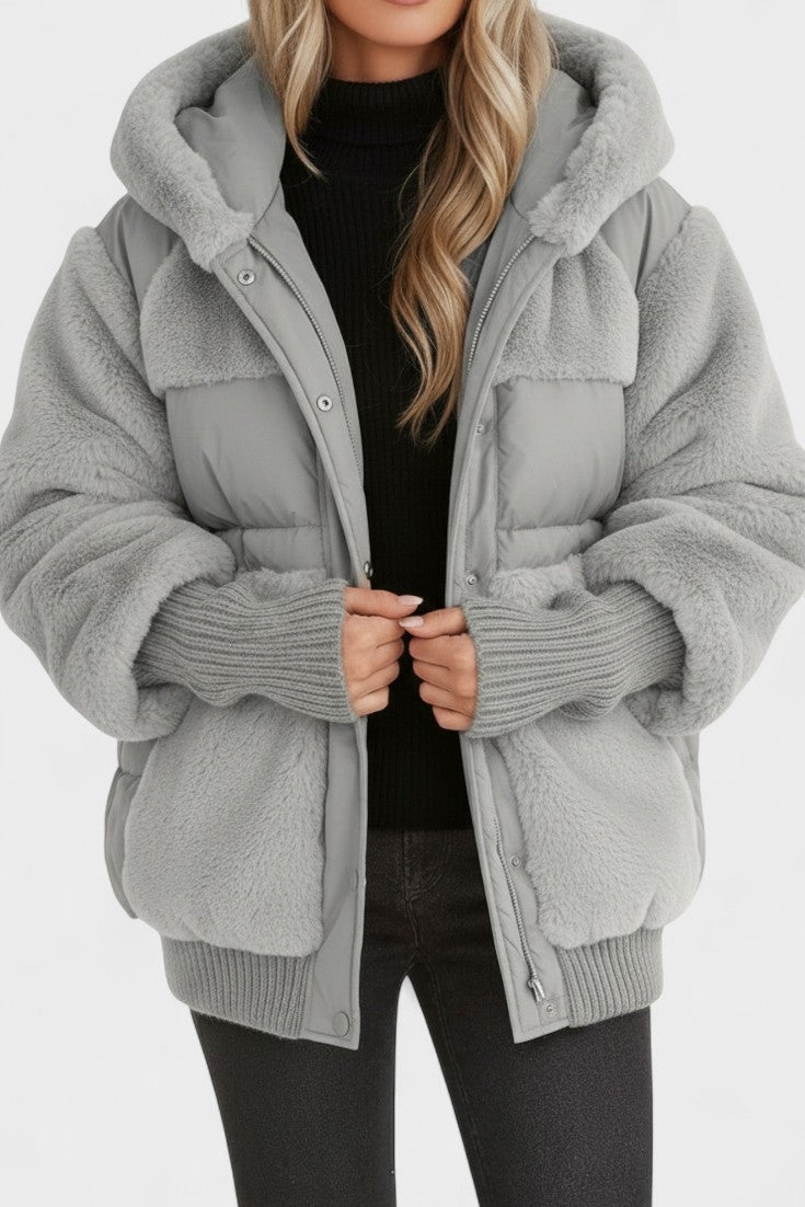 Lena™ | ლუქსური ქურთუკი კაპიშონით