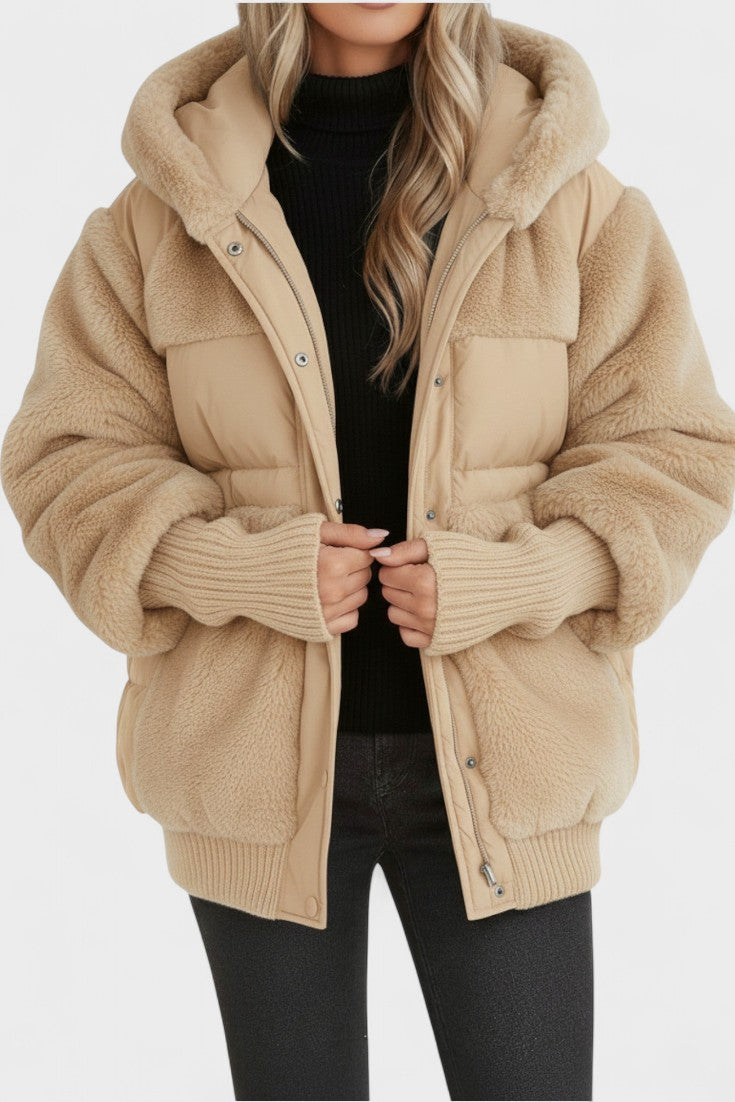 Lena™ | ლუქსური ქურთუკი კაპიშონით