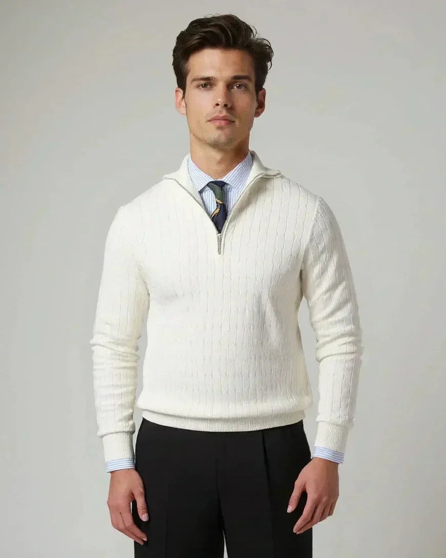 ტობიას™ | სვიტერი ზიპერით და ნიმუშით