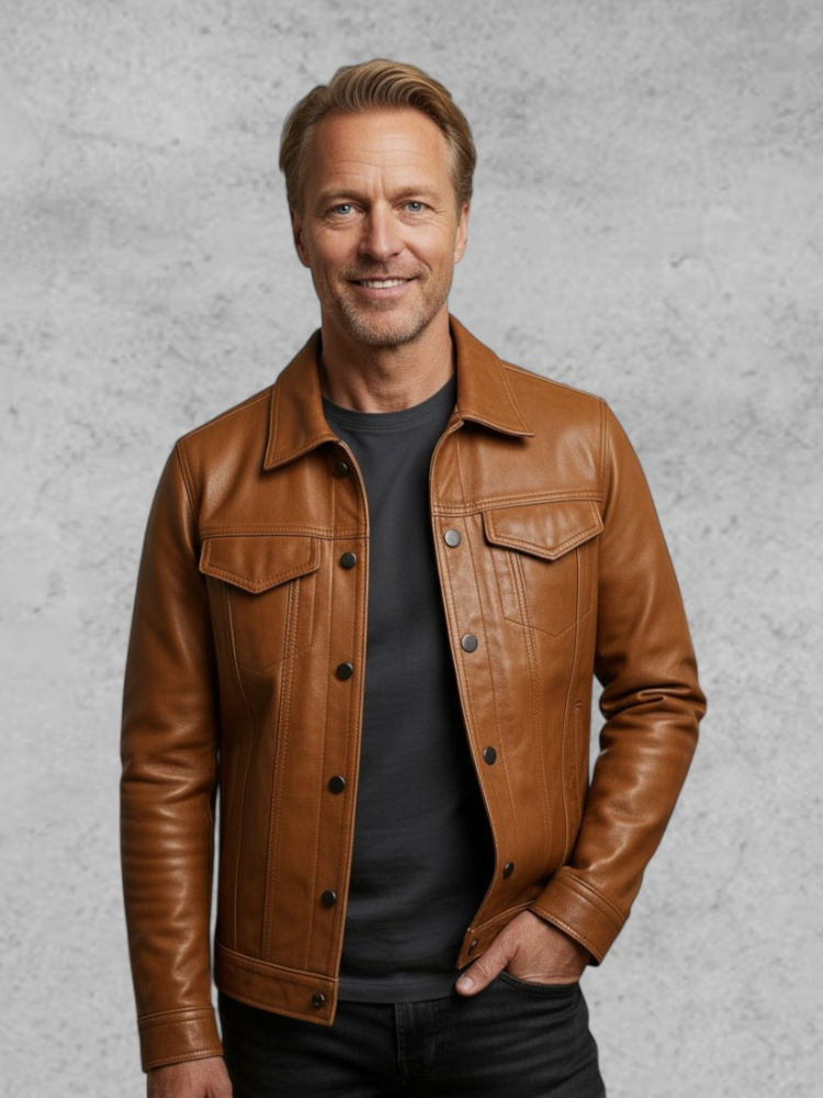 Ulrik™ | პრემიუმ ტყავის მოტოციკლის ქურთუკი