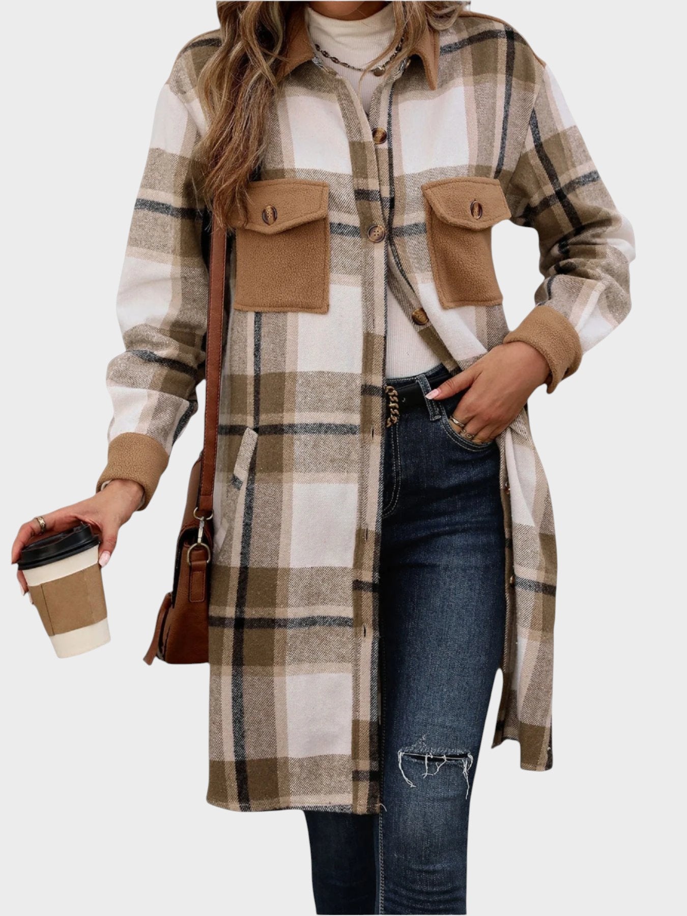 Cecília ™ ｜ | KOŠEĽOVÁ BUNDA S KÁROVANÝM VZOROM A VAČKAMI