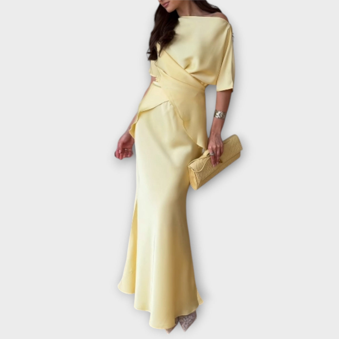 Finja ™ ｜ Top s odhalenými ramenami a sukňovým setom