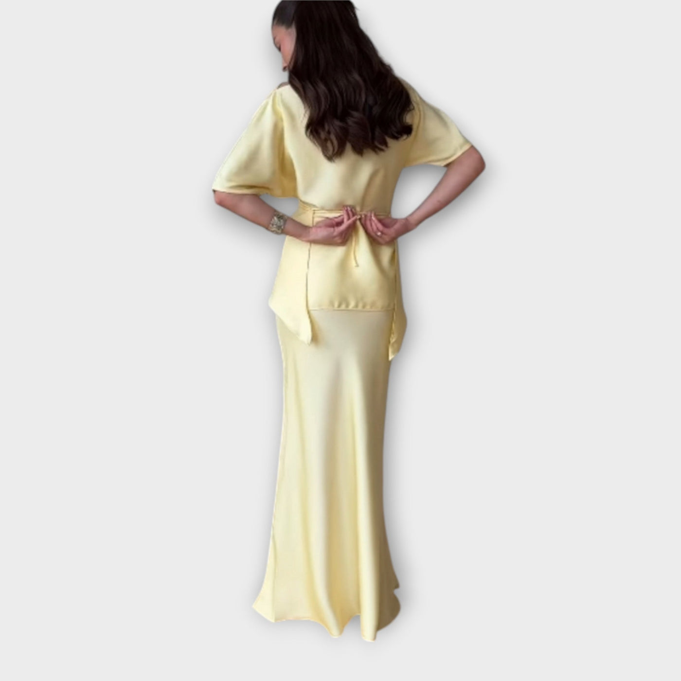 Finja ™ ｜ Top s odhalenými ramenami a sukňovým setom