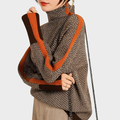 Irma™ |Pulóver s vysokým golierom