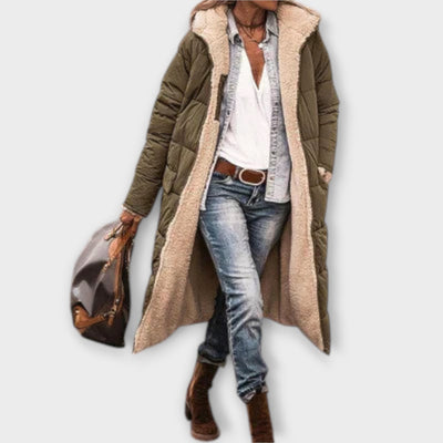 Kora ™ ｜ Hrejivý kožušinový kabát