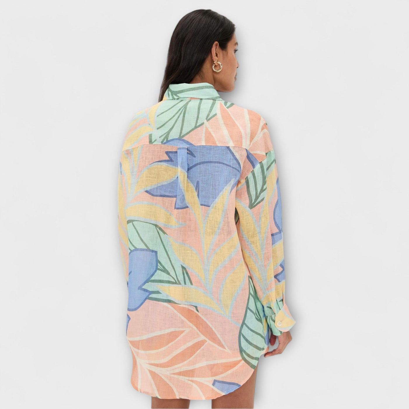 Mary ™ ｜ Tropický listový potlač krátky set od Playa Boyfriend