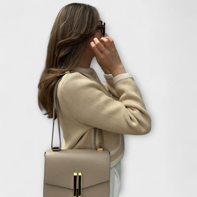 Martina™ ｜Klasická pletená bunda s ozdobnými vreckami