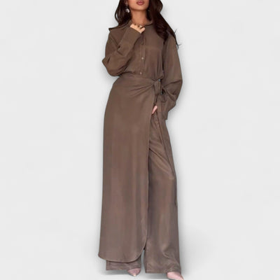 Viedeň ™ ｜Uvoľnená košeľa a nohavice