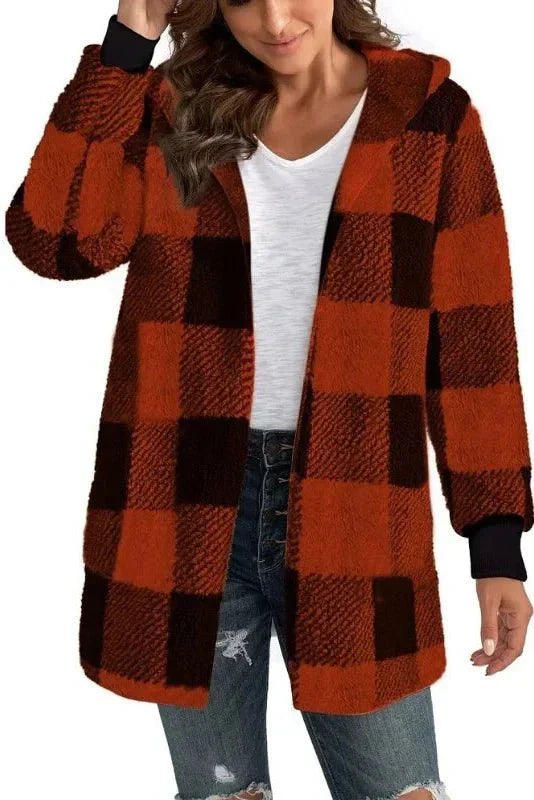 Alberte | კაპიშონიანი მაისური კარაქის ნიმუშით