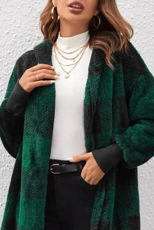 Alberte | კაპიშონიანი მაისური კარაქის ნიმუშით