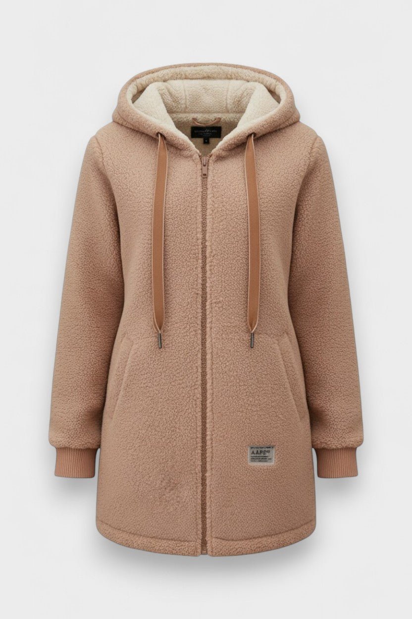 ბირგიტა™ | ელეგანტური ფლის ჯაკეტი ნორდიული დიზაინით