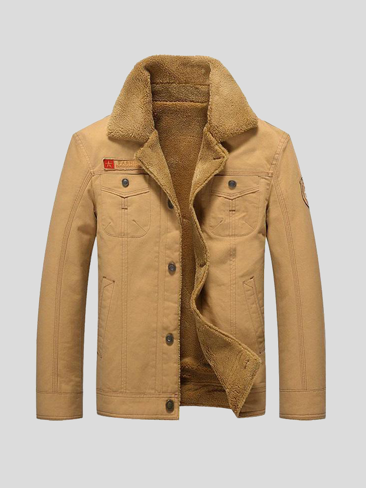 Frederik™ | ექსკლუზიური ცხვრის ტყავის ქურთუკი