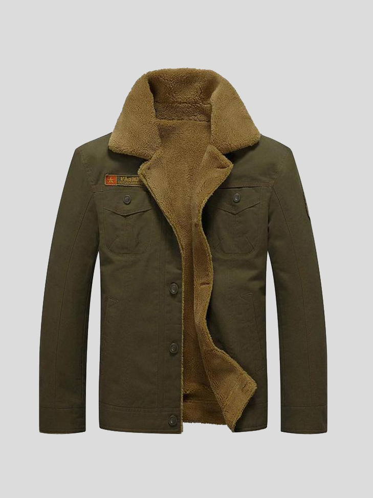 Frederik™ | ექსკლუზიური ცხვრის ტყავის ქურთუკი