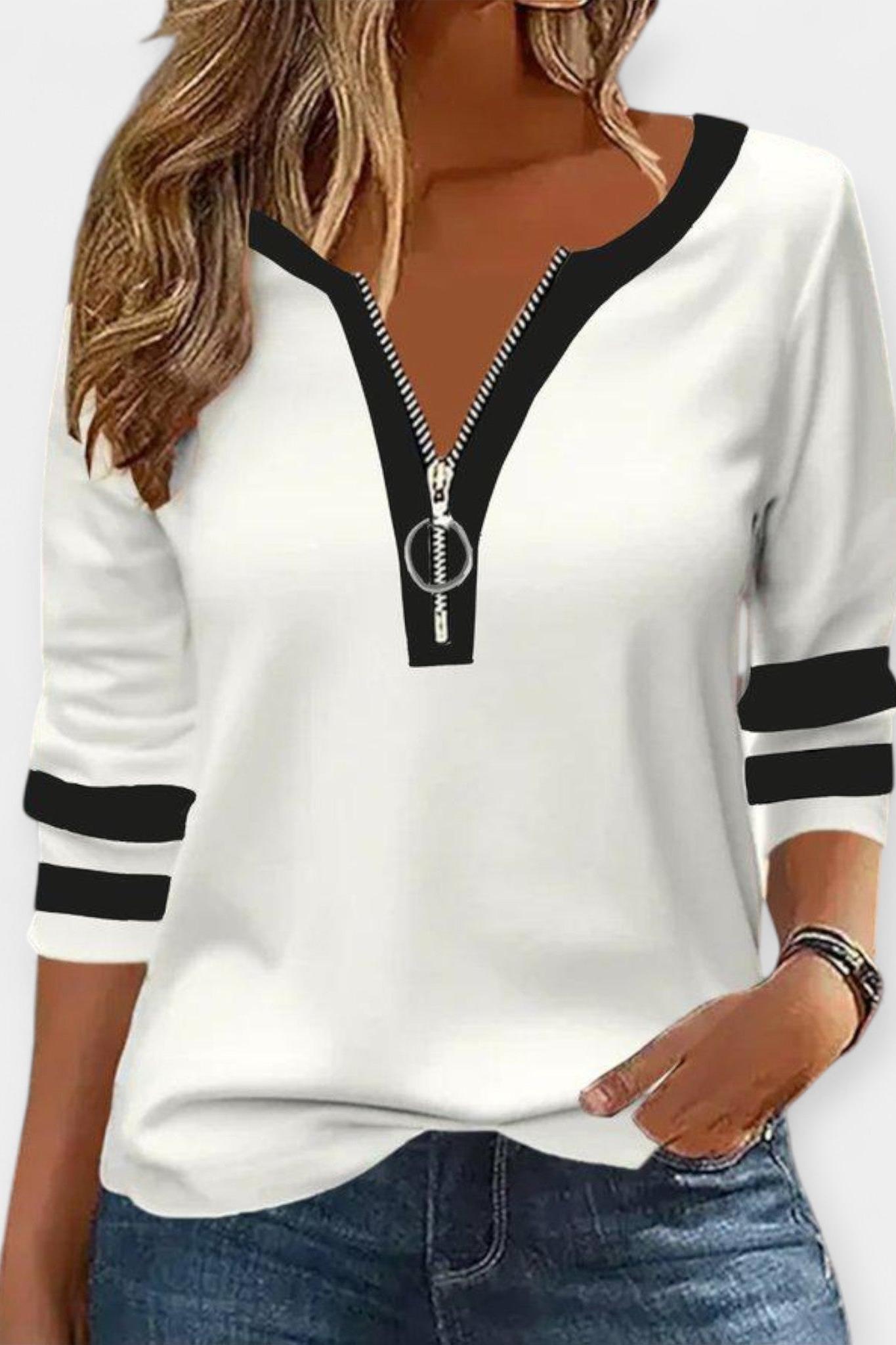 იდა | გრძელი მკლავის მაისური ზიპერით