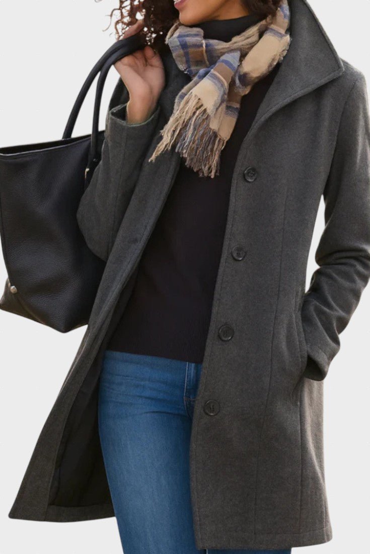 ლეილა™ | ელეგანტური ნორდიკული დიზაინის ქურთუკი