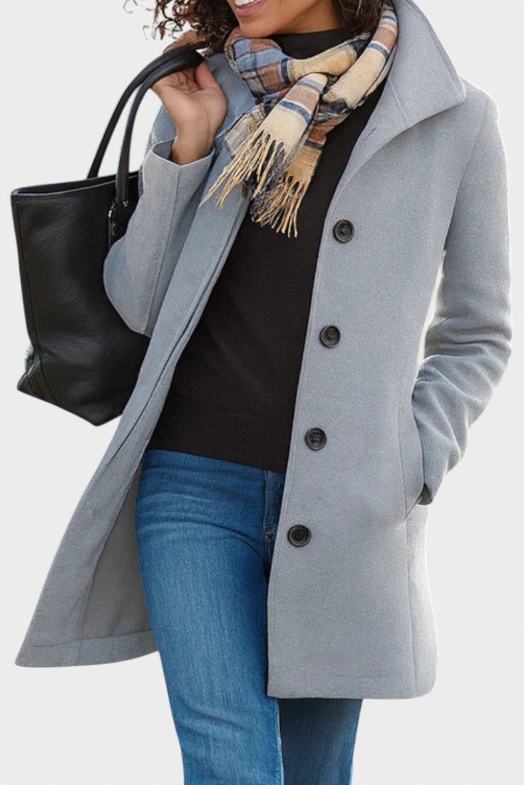 ლეილა™ | ელეგანტური ნორდიკული დიზაინის ქურთუკი