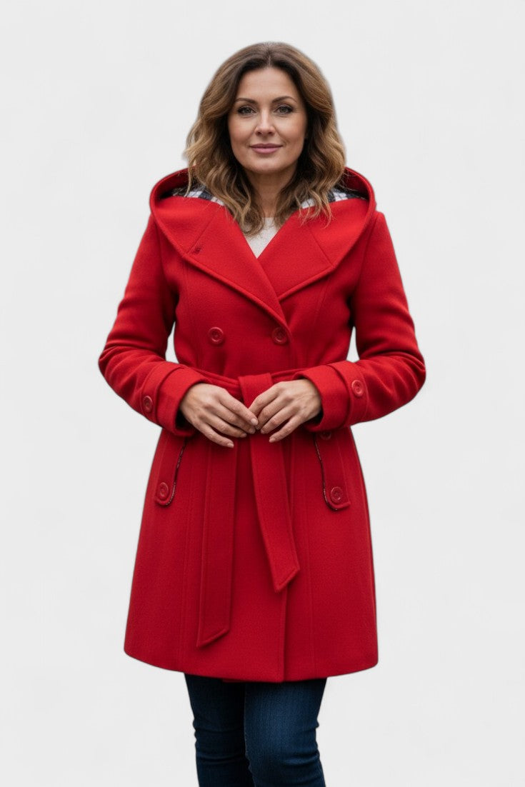 Leona™ | ელეგანტური ორმაგი ღილაკის ქურთუკი