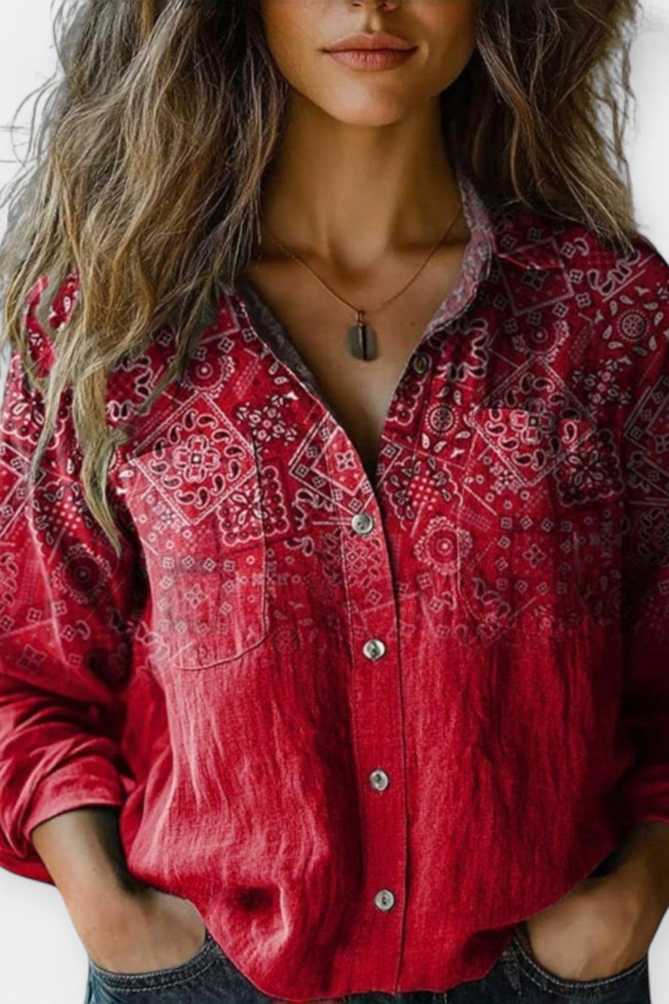 მილე | ვინტაჟური ბლუზა ნიმუშით