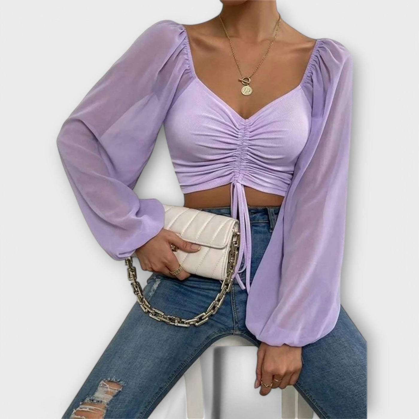 Jacqueline ™ ｜Univerzálna večerná blúzka