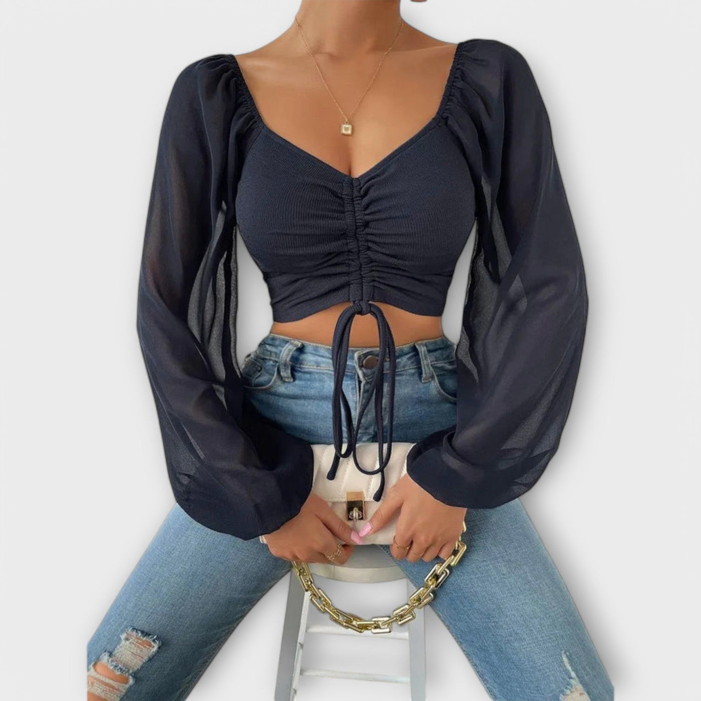 Jacqueline ™ ｜Univerzálna večerná blúzka