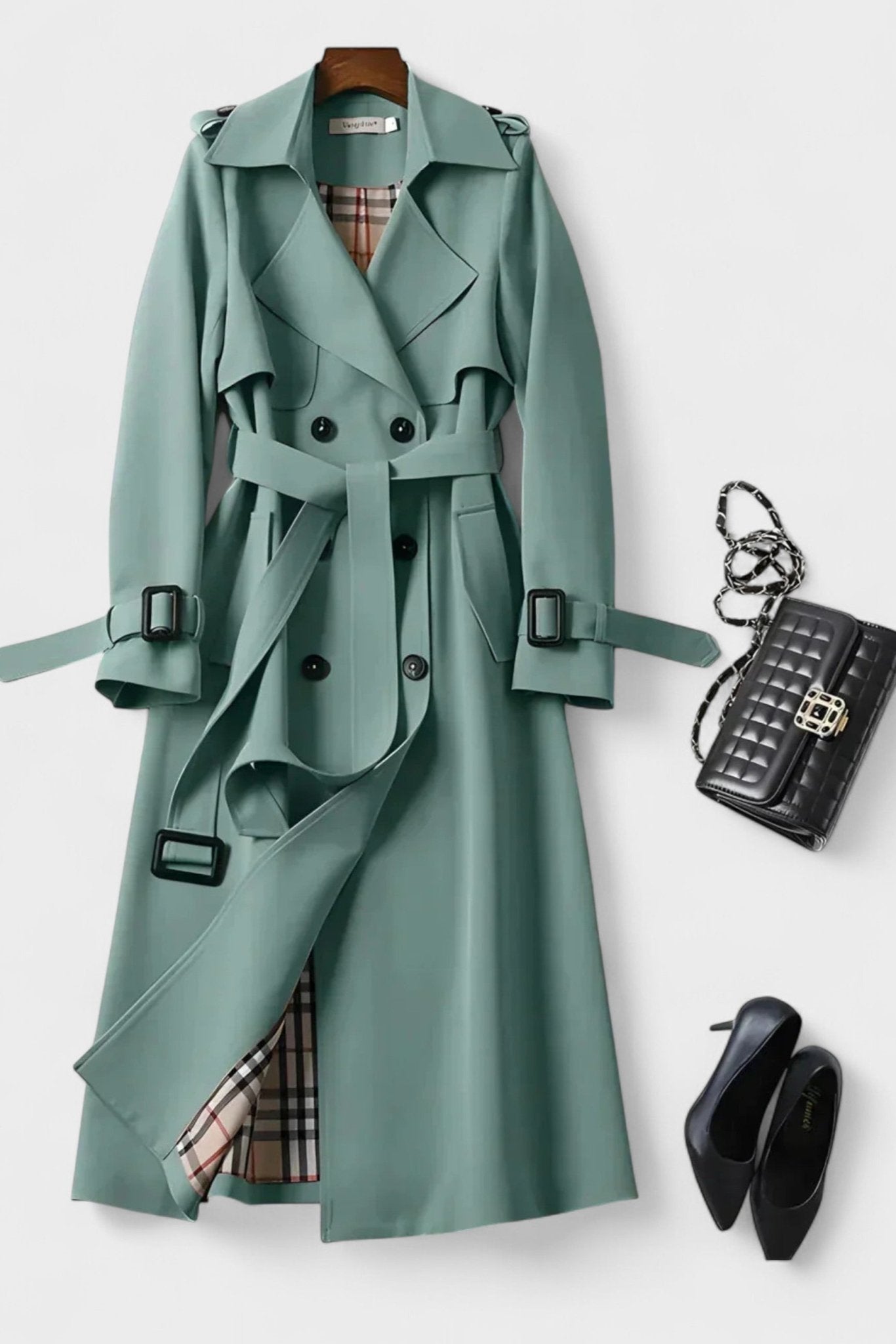 Saara™ | ელეგანტური ქურთუკი ქამრით