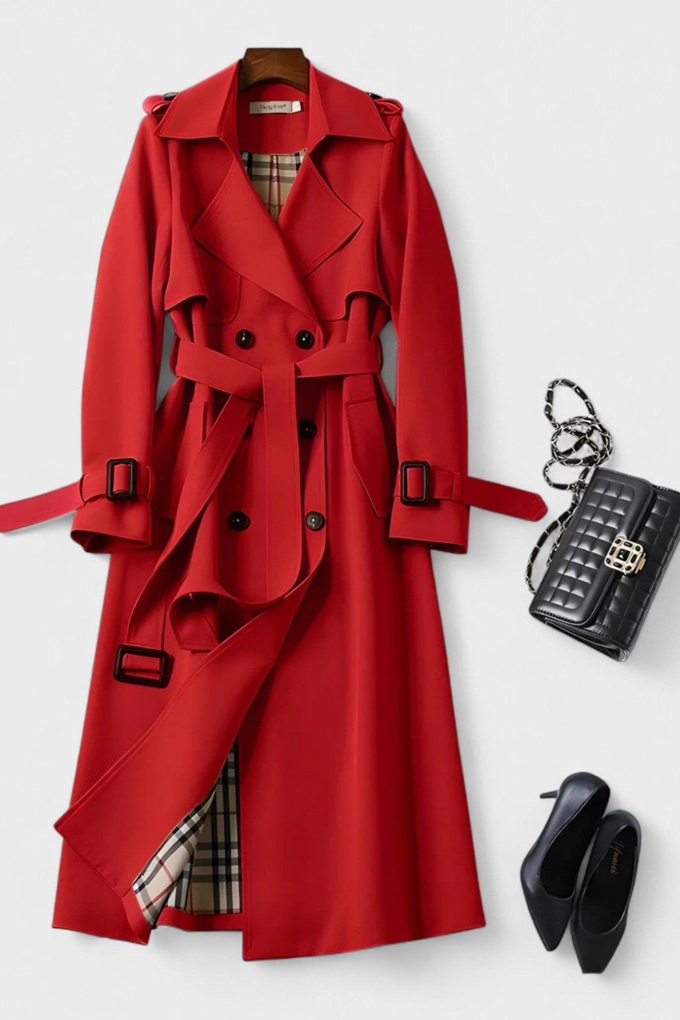 Saara™ | ელეგანტური ქურთუკი ქამრით