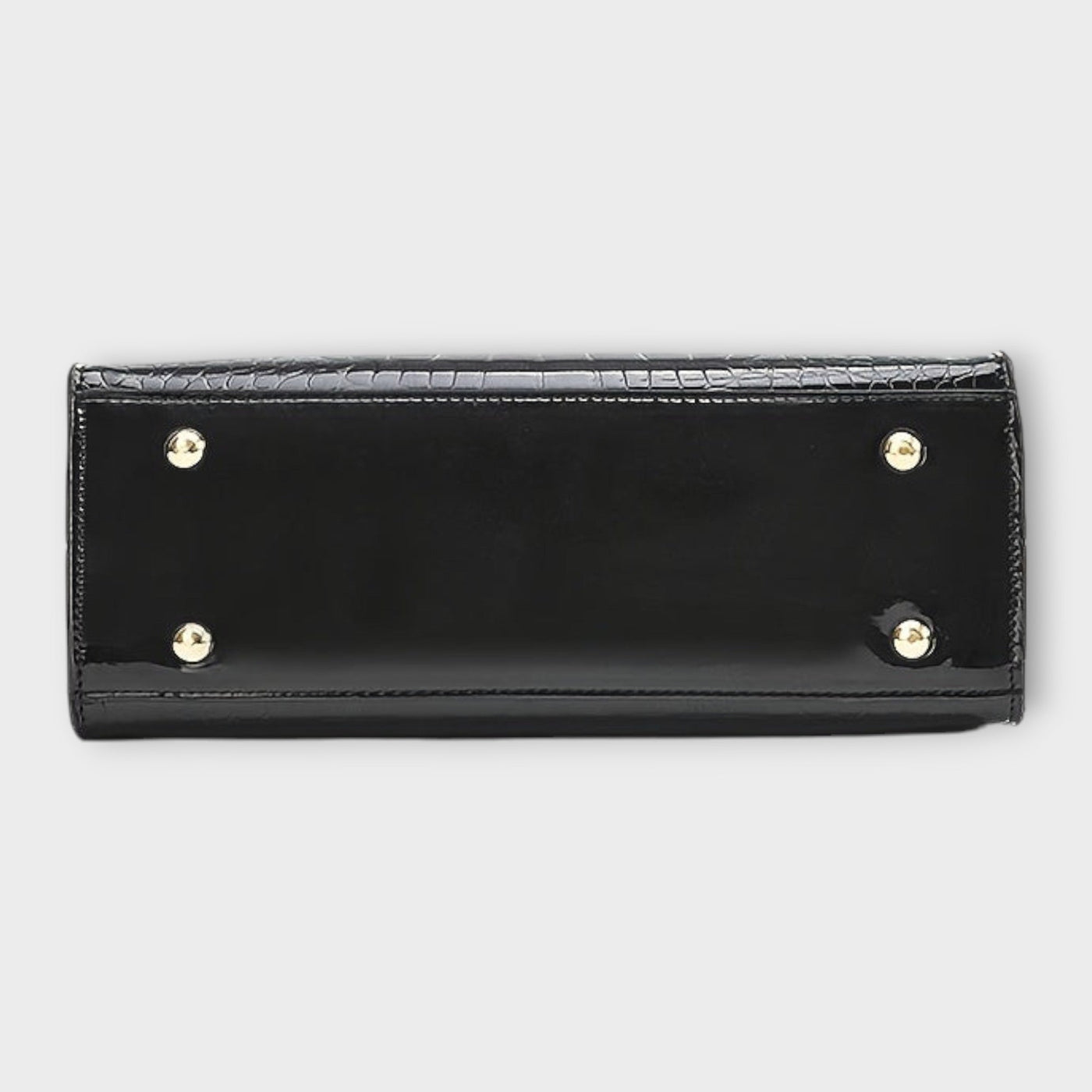 Monika ™ ｜Lesklá kabelka s krokodílim vzorom