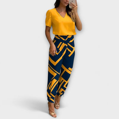 Irmelin ™ ｜ Elegantný set s vrchným dielom a nohavicami