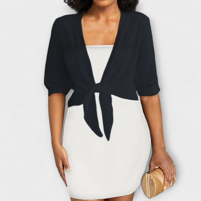 Olivia™ ｜ Blúzka s otvoreným predným dielom