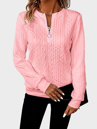 Alena™| Dámsky pletený sveter na zips